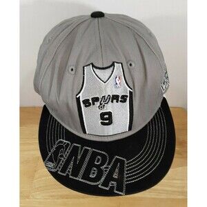 NBA San Antonio Spurs #9 Parker Jersey Flat Bill Embroidered Snap-Back Ball Cap